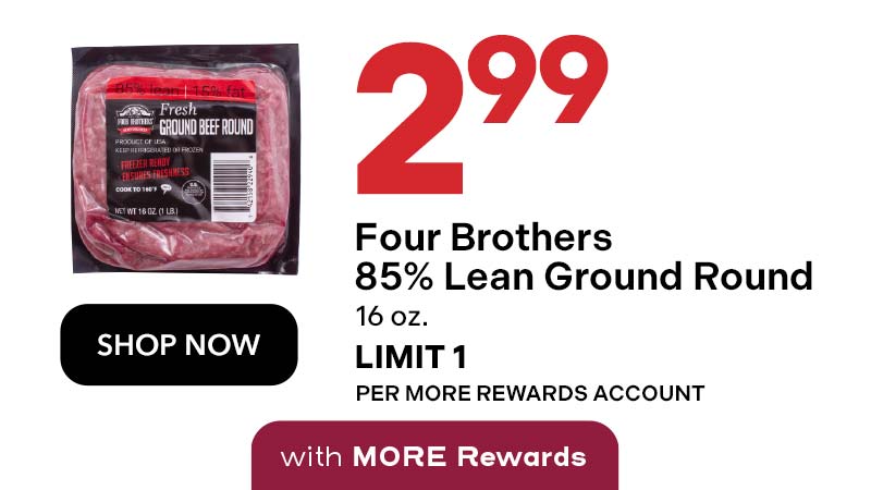 Four Brothers 85% Lean Ground Round