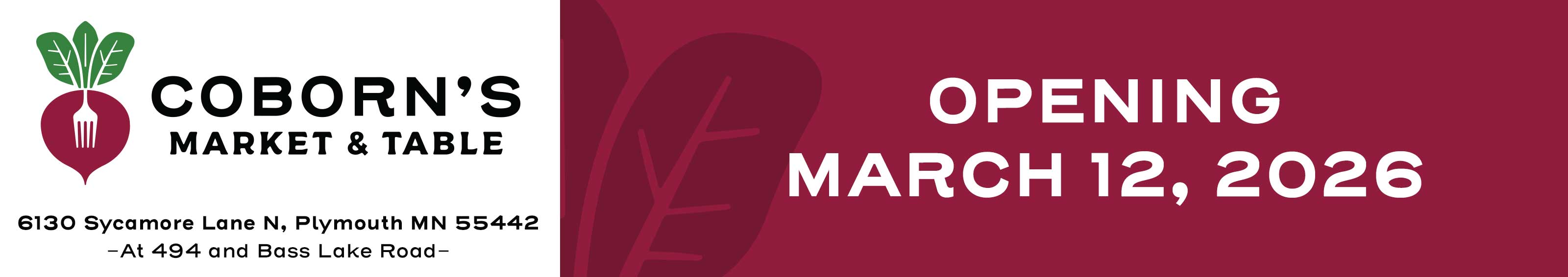 OPENING MARCH 12, 2026